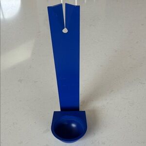 Cobalt blue metal bud vase
